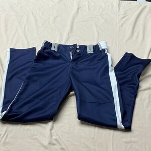 Kids Navy Blue Baseball Pants